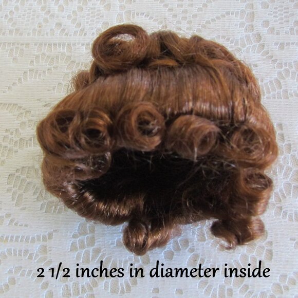 DOLL WIGS, 5 REPLACEMENT HAIR STYLES: GIBSON GIRL, RINGLETS, CURLS, BONNET, EUC - Picture 10 of 14